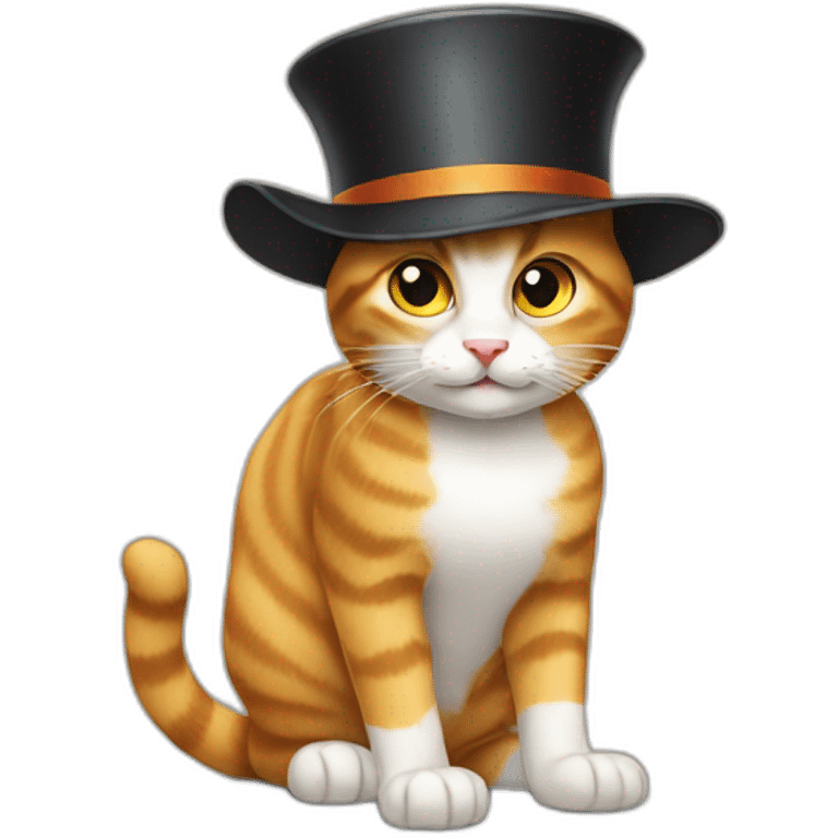 cat in high hat emoji