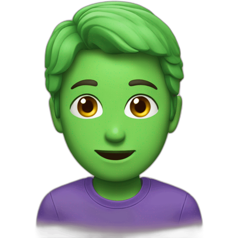 Emoji cœur vert emoji