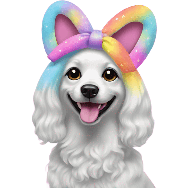 Lisa Frank Easter dog emoji