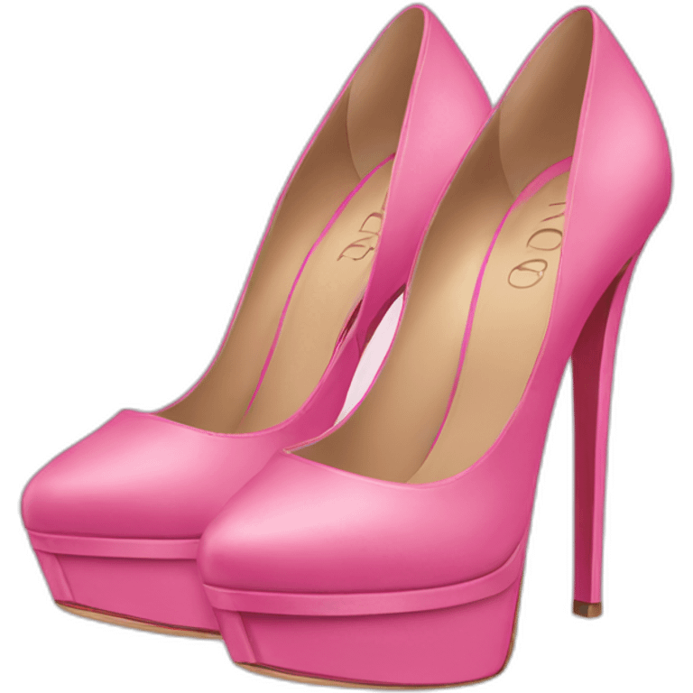 pink Dior heels emoji