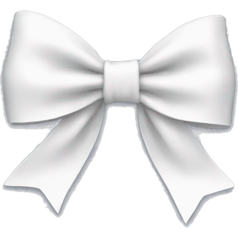 white bow emoji