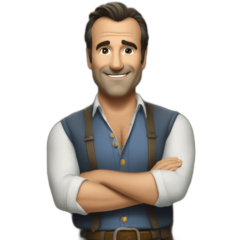 Jean Dujardin en Robin des bois emoji