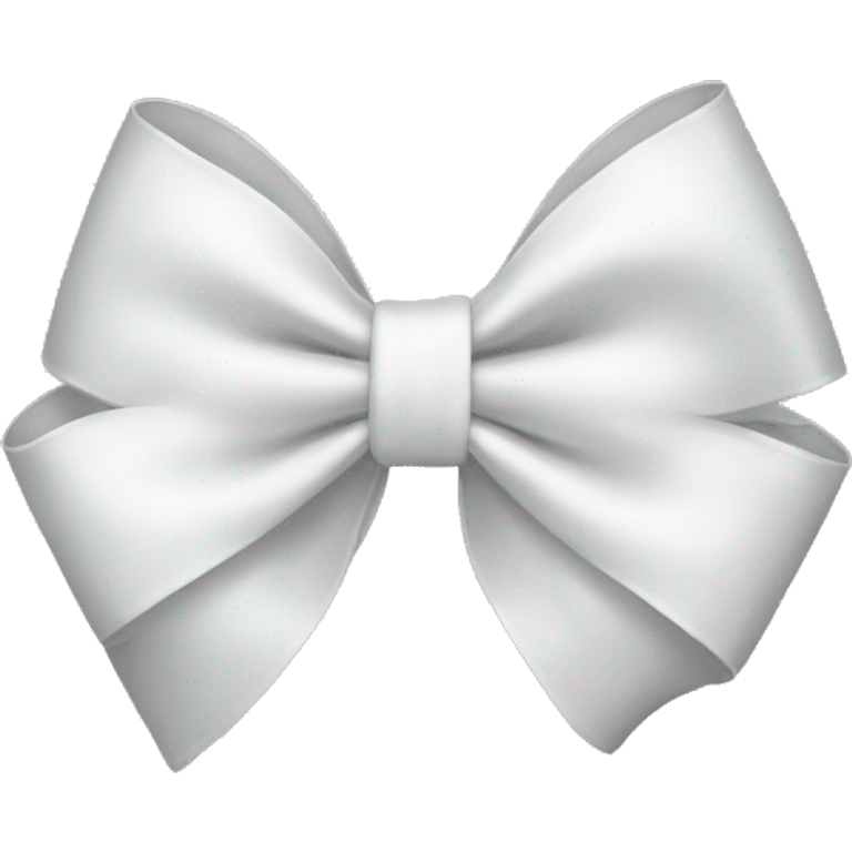 White bow emoji