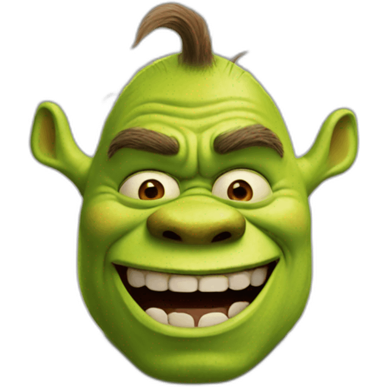 green monster shrek emoji