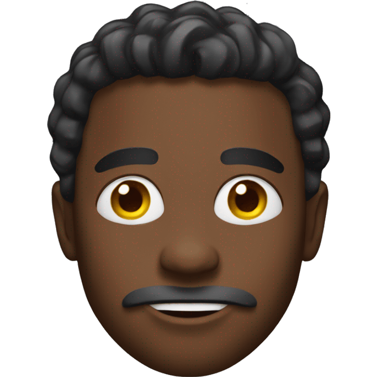 Jacked black man emoji