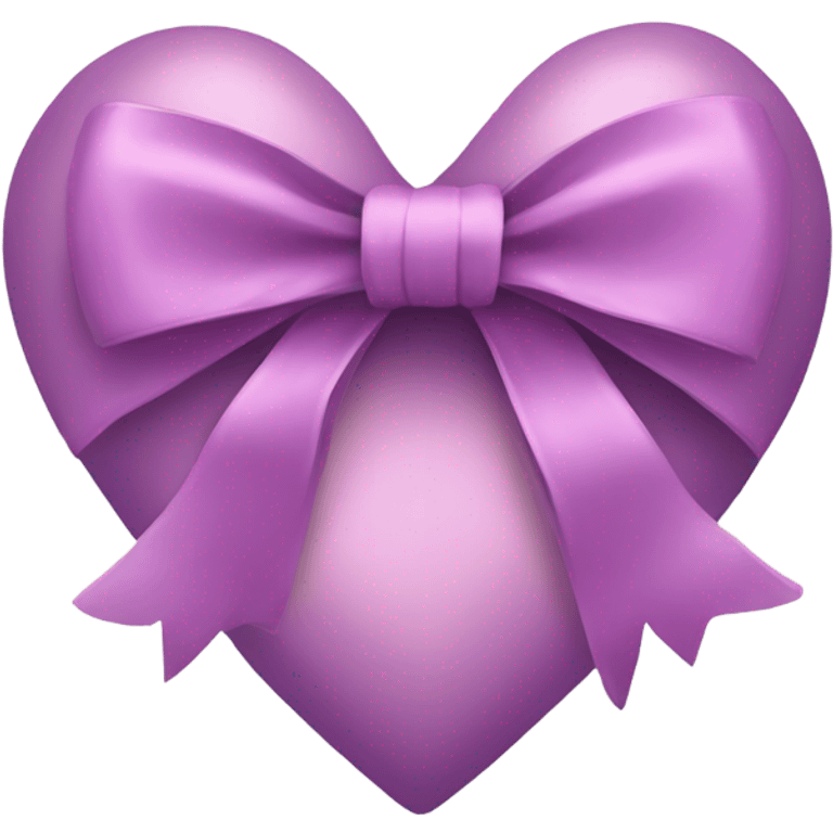 Heart with bow emoji