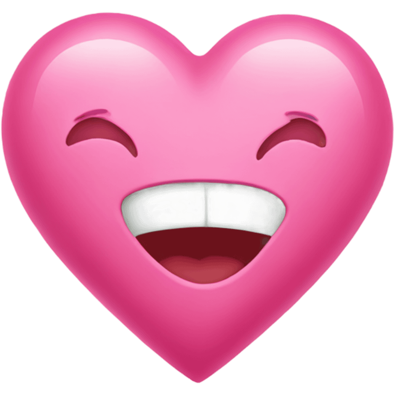 Heart pink  emoji