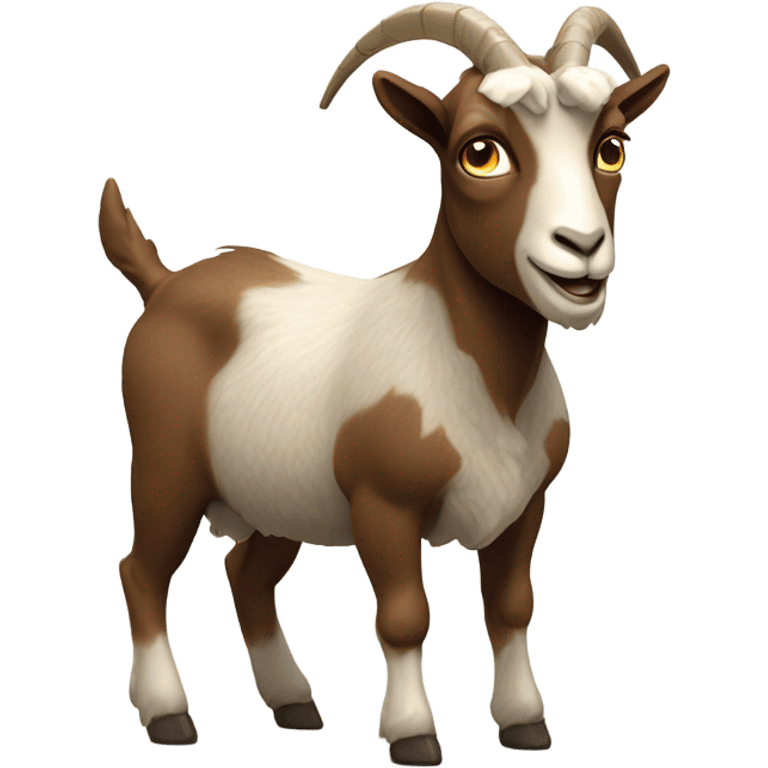 Goat simulator goat brown emoji