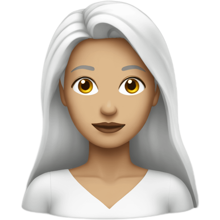 White lady super woman emoji