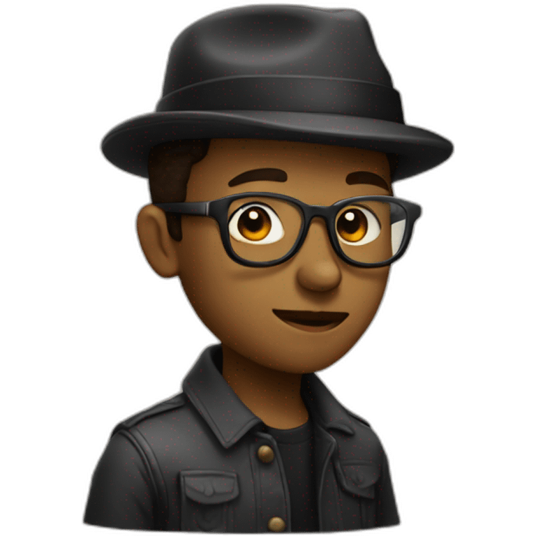 cute beatnik emoji