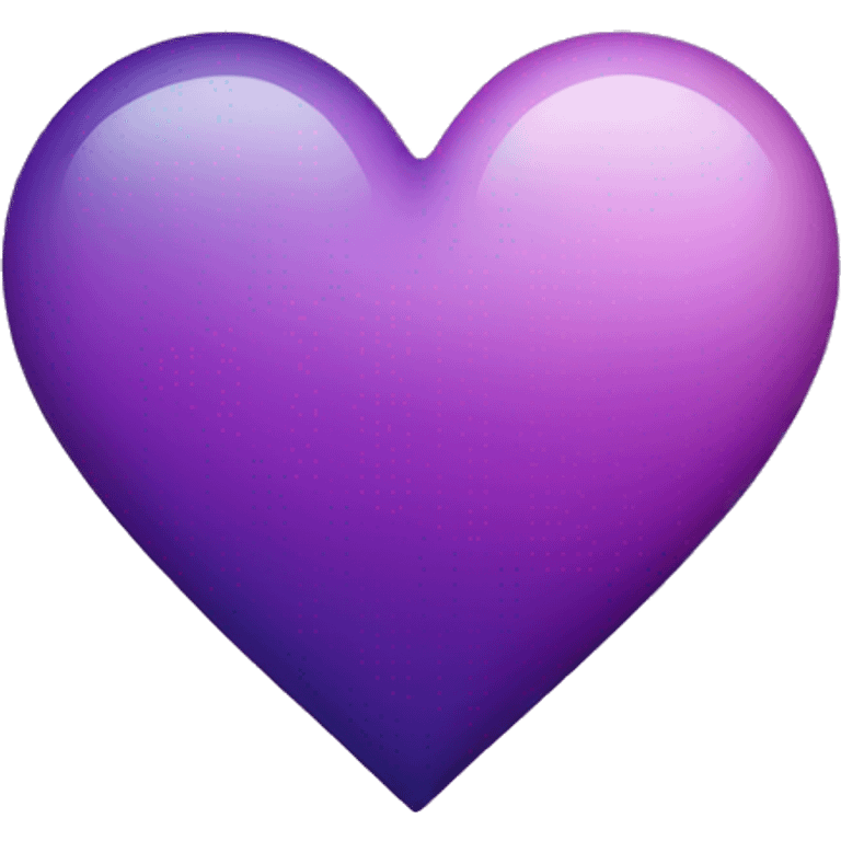 Purple ombré heart  emoji