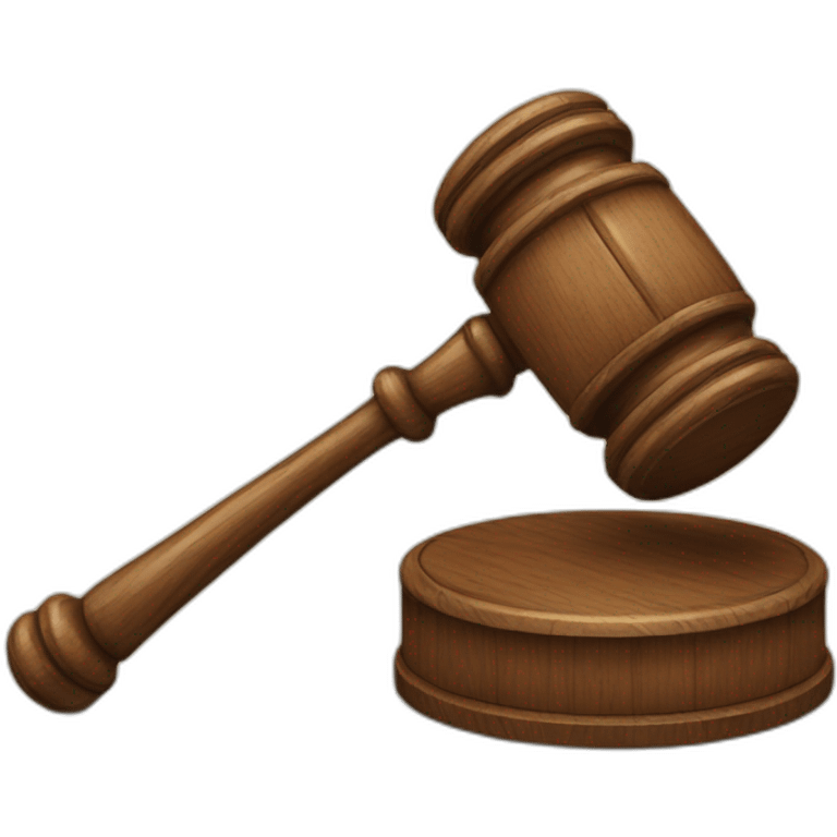 Gavel in gand emoji