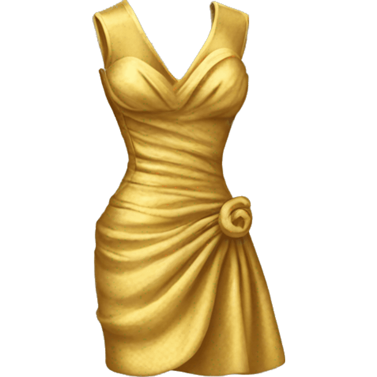 GOLDEN Dress form emoji