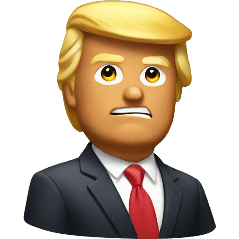 Donald trump tomando whisky emoji