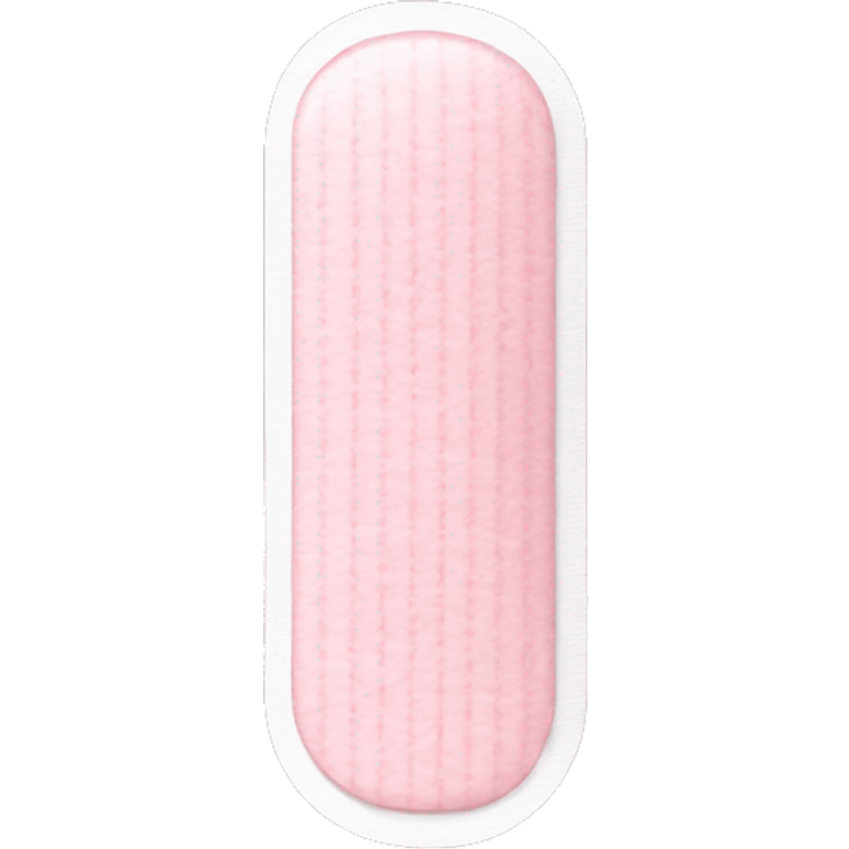 Pale pink bandaid  emoji