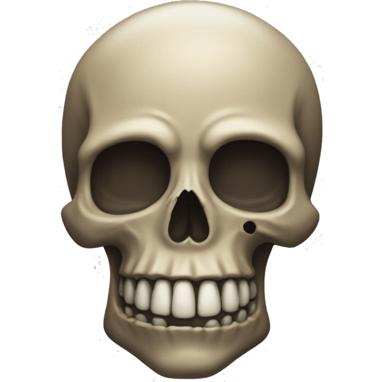 moyai emoji plus skull emoji emoji