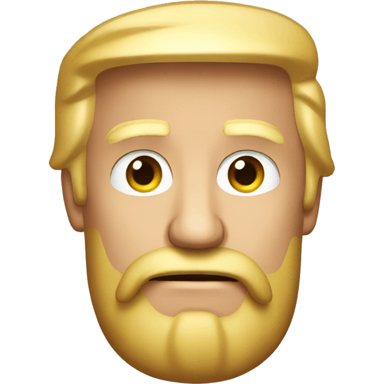 Donald Trump with beard emoji