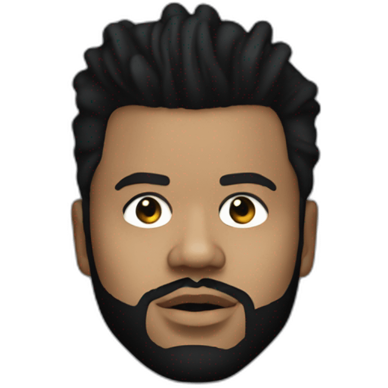 the weeknd the singer emoji