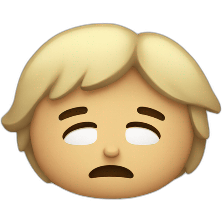 exhausted person emoji