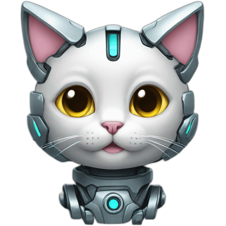 robot kitty emoji