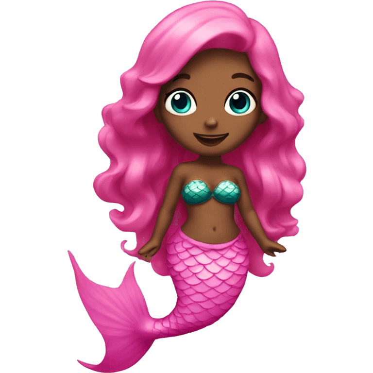 pink mermaid emoji