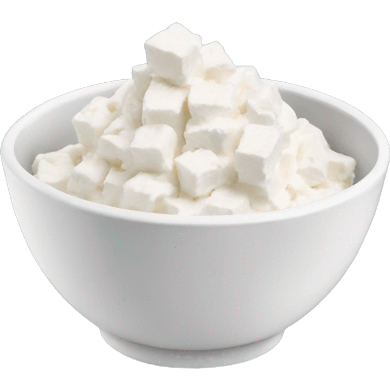 cottage cheese in a bowl emoji