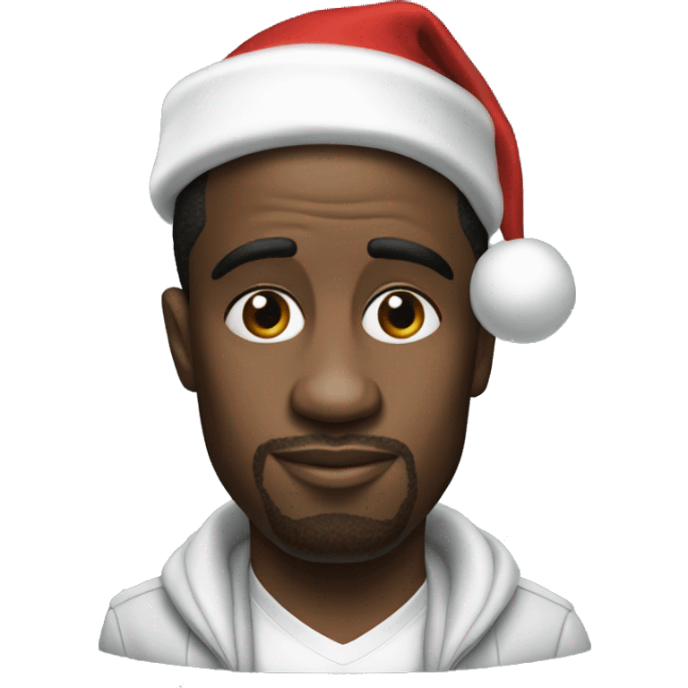 p diddy with christmas hat  emoji