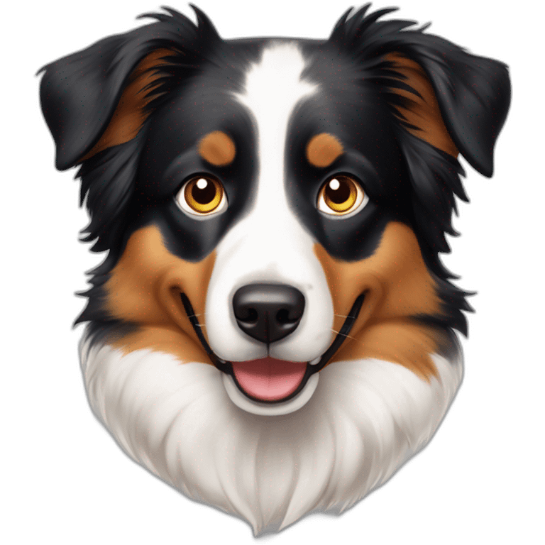 Australian Shepherd hell gefleckt emoji