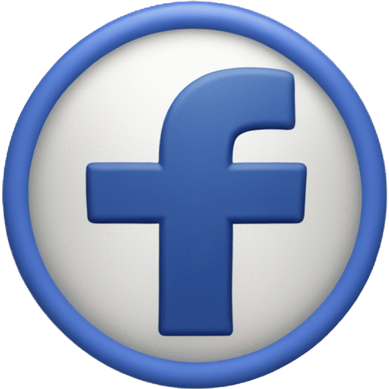 Facebook icon blue emoji