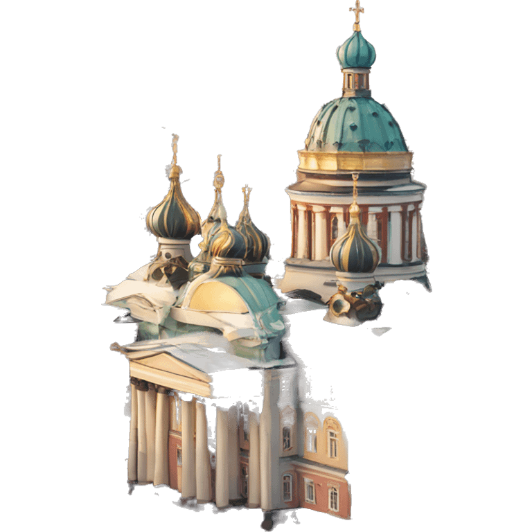 Saint-Petersburg city Russia emoji