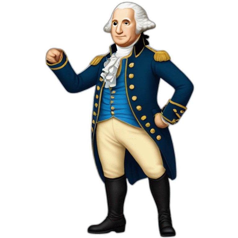 George washington curtsy emoji