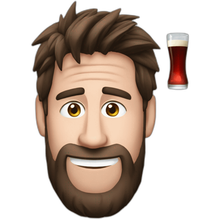 messi-drinking-fernetwithcoke emoji