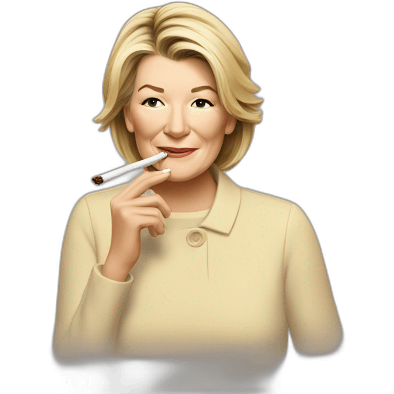 martha stewart smoking emoji