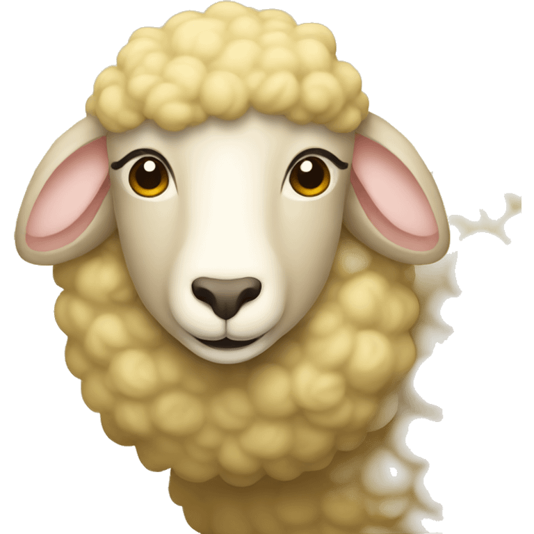 yellow sheep emoji