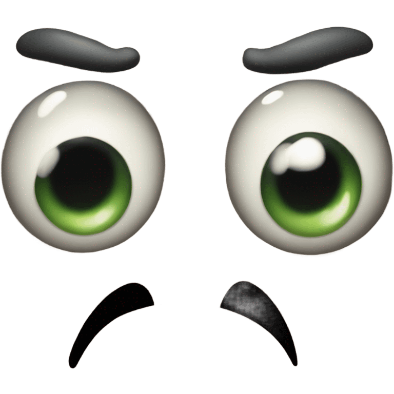 a one eye monster crying emoji