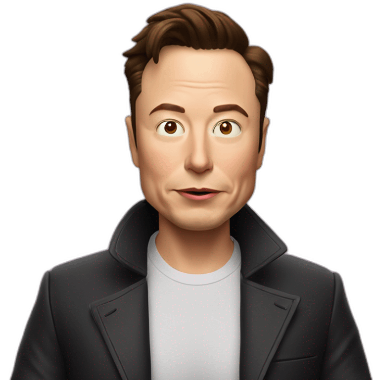 Elon Musk déguisé pour Halloween emoji