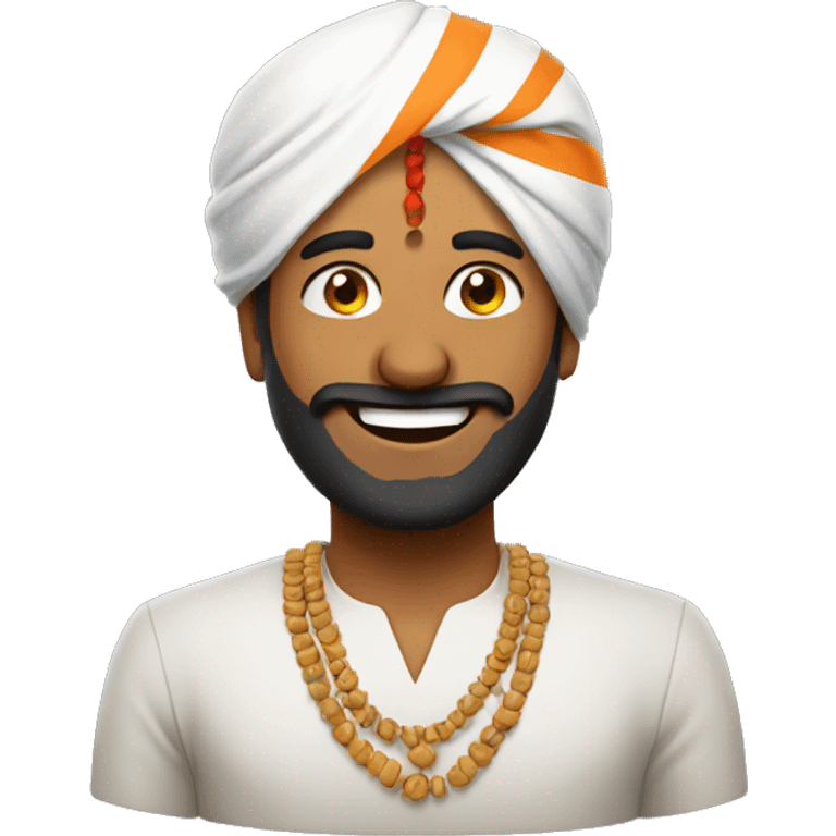 Indian Happy Punjabi face Emoji emoji