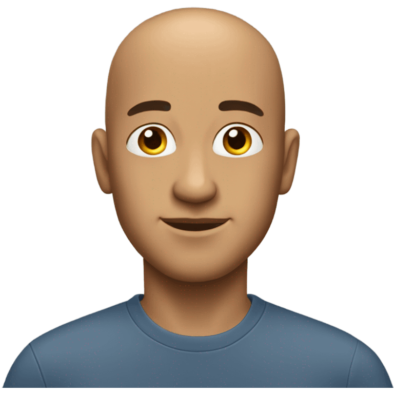 bald man emoji