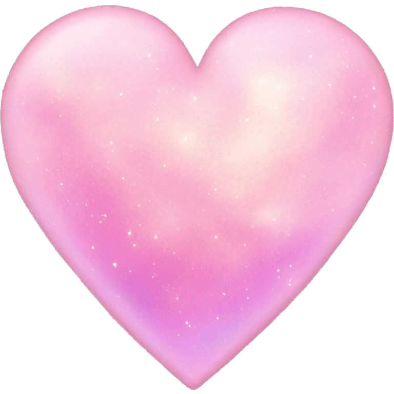 pastel pink galaxy heart emoji