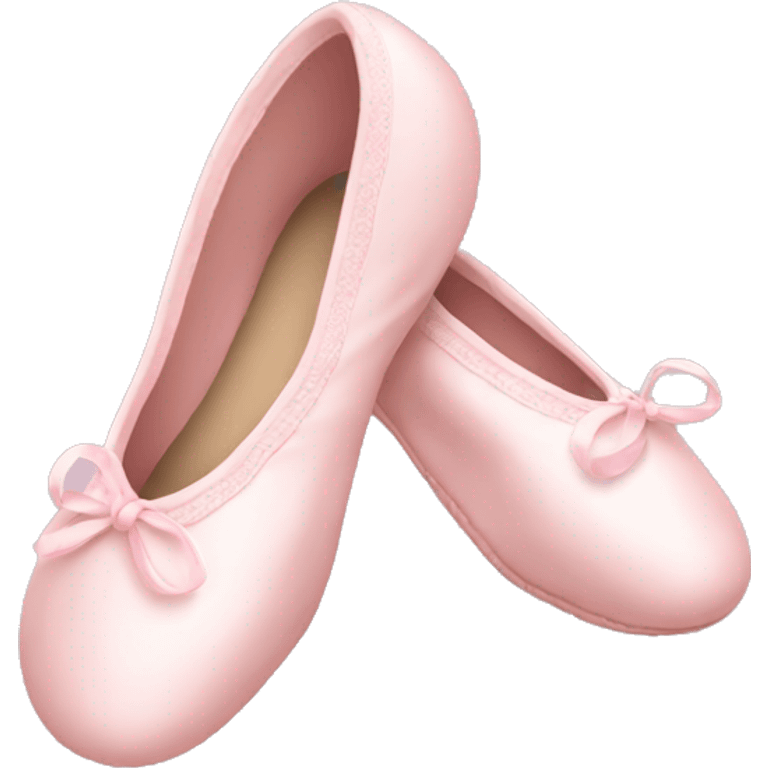 Pale pink ballet shoes emoji