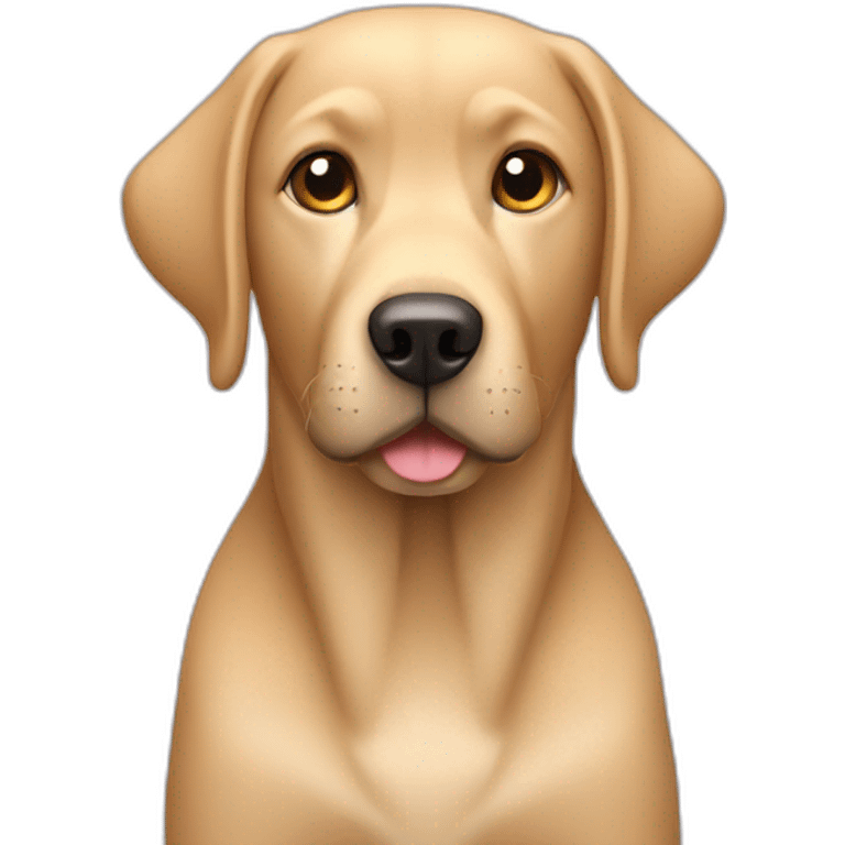 labrador coding on a laptop emoji