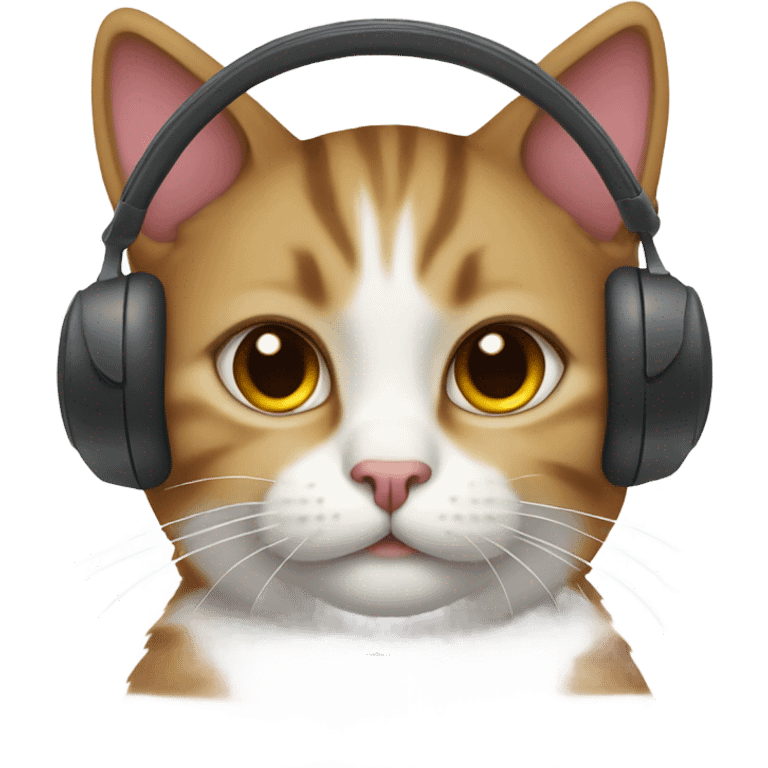 cat wearing earmuffs  emoji