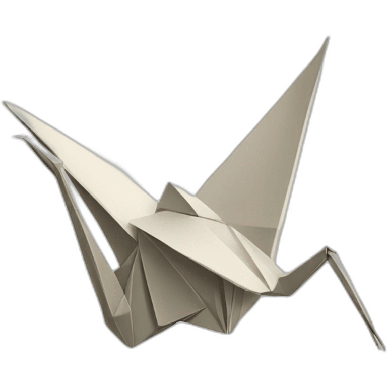 Origami crane emoji