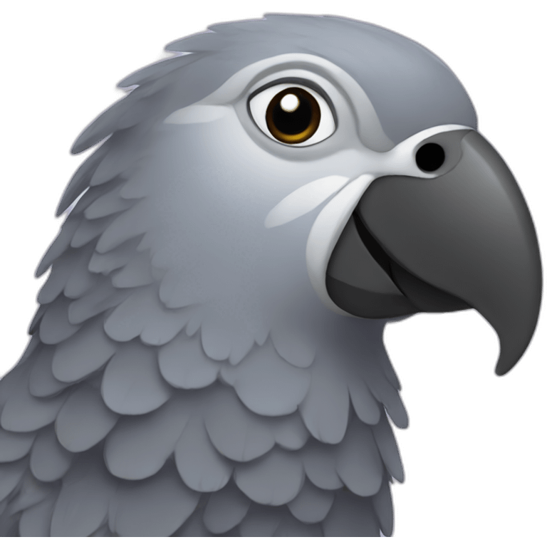 African-gray emoji