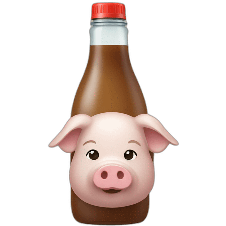 Pork drinking bottle emoji