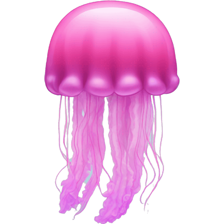 Pink jellyfish emoji