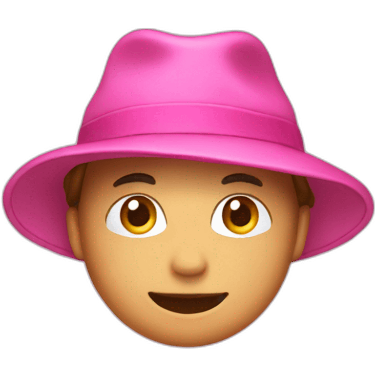 pink hat emoji