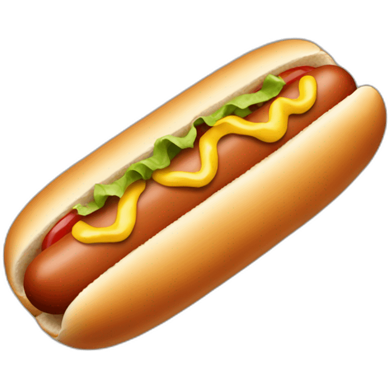 hot dog emoji