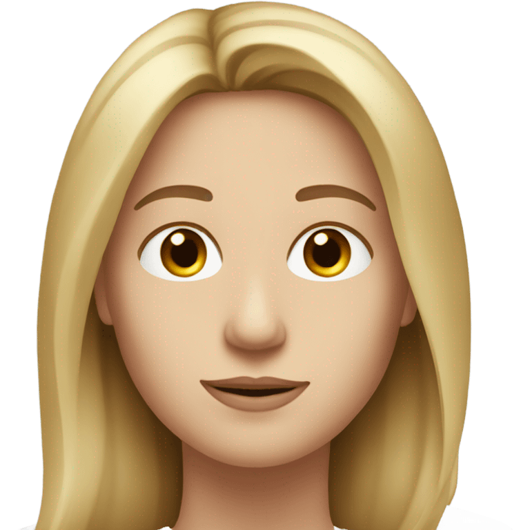 profile portrait of white woman with long brown hair and white man with short blond hair emoji