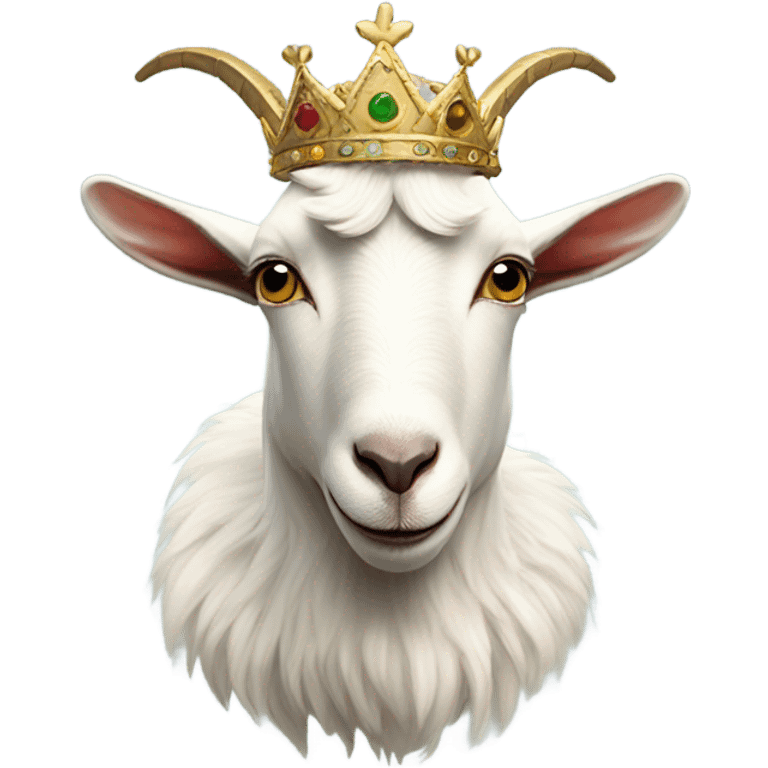 goat with crown emoji